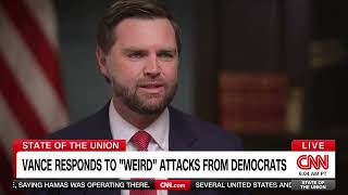 JD Vance shocks CNN host with attack on Walzs wife [upl. by Suoivatnod501]