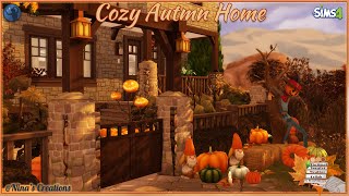 The Sims 4  Cosy Autumn Home  Tour amp floor plans  SweaterWeatherCollab24 [upl. by Katherine]