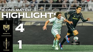 ATTACKERS vs DEFENDERS NEXON ICONS MATCH FULL MATCH HIGHLIGHTS SEEDORF PIRLO HENRY DROGBA [upl. by Bussy]