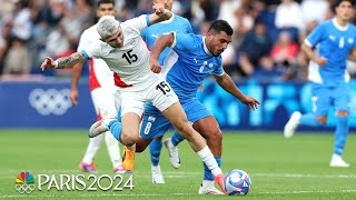 Paraguay beats Israel with two stoppage time goals in 42 victory  Paris Olympics  NBC Sports [upl. by Raveaux]