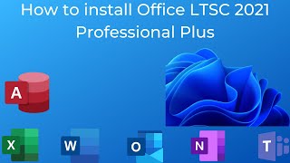 How to install Office LTSC 2021 Professional Plus  Volume License Key Needed To Activate [upl. by Arakihc]