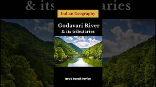 Godavari River and its Tributaries 😍🌊 upsc river geography mapping [upl. by Lilly]