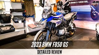 2023 BMW F850GSDetailed ReviewExhaust SoundAUTOREVIEWS True Adventure [upl. by Pollack]