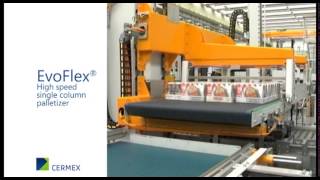 High speed single column palletizer  EvoFlex® [upl. by Engeddi]