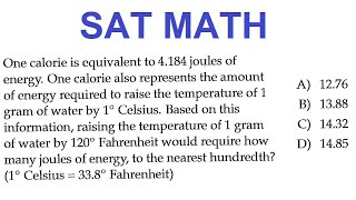 SAT MATH [upl. by Aelahs]