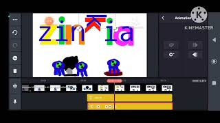 zinkia games logo remake Speedrun 100x [upl. by Eelnayr762]