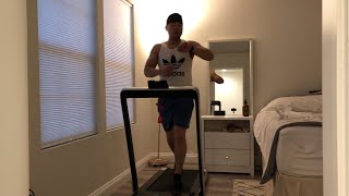 Running 1 Mile on Costway Plus SuperFit Treadmill [upl. by Macintyre]