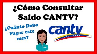 Como Consultar Saldo CANTV [upl. by Tik]