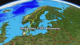 HamburgNordkap und zurück mit dem Caravan Teil 2 [upl. by Abekam]