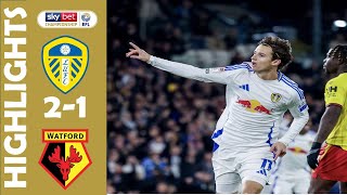 Leeds v Watford 21  Match Highlights  EFL Championship 202425 [upl. by Ailyt]