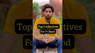 Top 5 negative Adjectives For 7 Bands ieltsvocabulary  ieltsprepration [upl. by Yrneh]