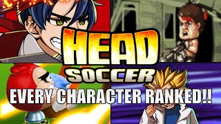 Every Head Soccer Character Ranked Worst to Best [upl. by Nadoj]