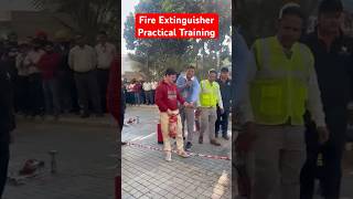 Fire Extinguisher Practical Training in Bestech Business Square Mohali  mockdrill training [upl. by Lamrert]