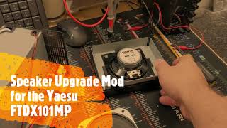 Yaesu FTDX101MP Speaker Upgrade [upl. by Easlehc]