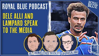 Dele Alli and Lampard speak to the media Blues reaction [upl. by Aihpos]