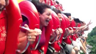 The Best roller coaster The Griffon at Busch Gardens Williamsburg [upl. by Ielerol371]