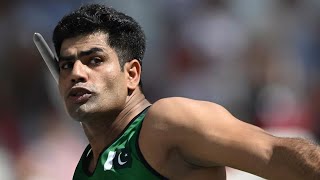 Arshad Nadeem Makes History At Paris Olympics 2024Incridble 90 meters throw [upl. by Eramat]