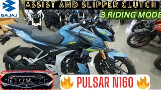 2024 Pulsar N160 New Model  Polar Sky Blue Assist and Slipper Clutch Detailed ReviewMotobots info [upl. by Carver]