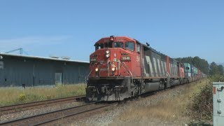 Old School EMD Lashup CN 5546 at Glen Valley  More 130805 [upl. by Georgi665]