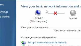 How to enable your network connection in Windows 7 [upl. by Luapleahcim]