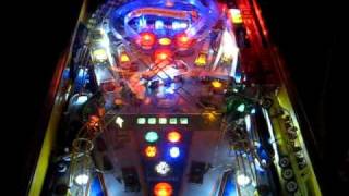 Williams Taxi pinball with playfield mods  in the dark [upl. by Anitsyrc]