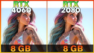 RTX 4060 vs RTX 2080 Tested in 12 Games [upl. by Schumer]