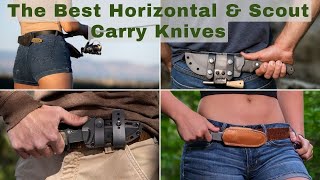 Best Horizontal and Scout Carry Knives  Tested and Reviewed [upl. by Nesta]