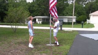 Flag Pole Install [upl. by Geffner]