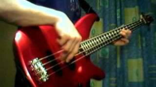 Santana  Aqua Marine bass cover [upl. by Luht764]