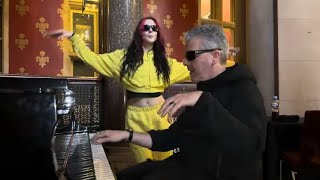 Rad Boogie On A Secret Piano With A Dancing Girl [upl. by Yablon728]