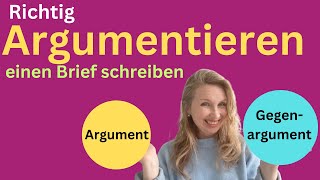 Richtig argumentieren schriftlich argumentieren [upl. by Aelrac653]