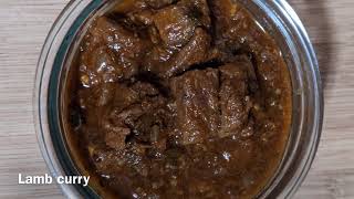 Lamb curry  how to prepare lamb curry easy recipe [upl. by Auqenat]