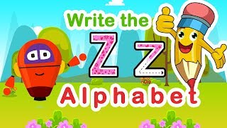 How to Write Letters Z For Kids  Alphabet for Kids Z kids learn Tv [upl. by Joh]