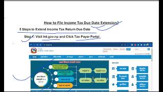 How to File Income Tax Due Date Extensions 208081  Easy amp Quick Steps  Online IRD under 5 minute [upl. by Nnyleahs]