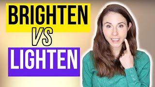 BRIGHTENING VS LIGHTENING SKINCARE EXPLAINED [upl. by Borchert]