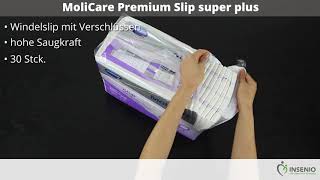 MoliCare Premium Slip Super Plus  ausgepackt [upl. by Pesek]