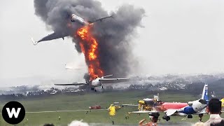 Tragic Most Terrifying Catastrophic Plane Crashes Filmed Seconds Before Disaster  Best Of The Week [upl. by Aretta]