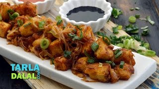 चिली पनीर स्टीर फ्राई रेसिपी Chilli Paneer Stirfry Recipe by Tarla Dalal [upl. by September]