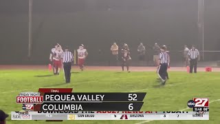 Pequea Valley routs Columbia in Week 6 [upl. by Nnairek909]