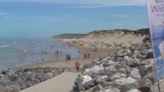 Wissant Opaalkust  Côte dOpale PasdeCalais  Wandeling  Promenade 18 juli 2016 [upl. by Anavahs]