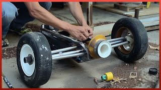 Man Builds Amazing GoKart From an Old Toy Car  Start to Finish by Motorizando [upl. by Reywas]