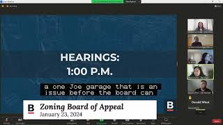 Zoning Board of Appeal Hearings 12324 Part 3 of 3 [upl. by Daphne]