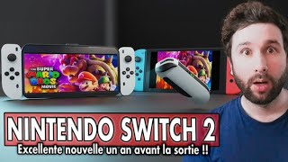 Nintendo Switch 2 EXCELLENTE NOUVELLE un an avant la sortie 😱 Nintendo achète un studio de portage [upl. by Onaicilef844]