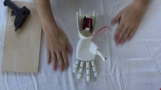 Assembly of 3D Printed Prosthetic Hand  From Thingiverse [upl. by Zink]