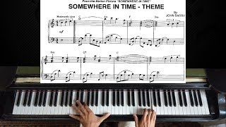 Somewhere In Time  John Barry  Piano Tutorial [upl. by Leventhal663]