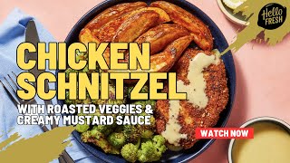 HelloFresh Chicken Schnitzel Recipe ASMR Cooking [upl. by Liva]