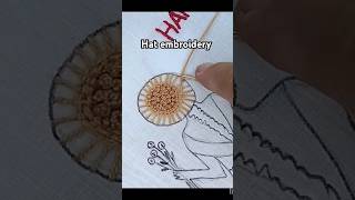 Hat embroidery tutorial embroiderypatternsembroiderydesignsytshorts flowerstitch taankacrochet [upl. by Seko385]