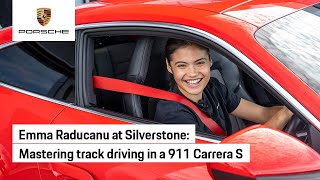 Porsche fast laps with Emma Raducanu at Silverstone [upl. by Carolann403]