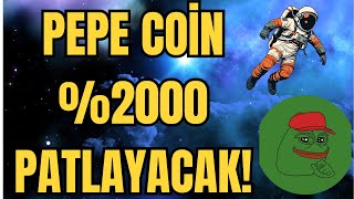 PEPE COİN 00 PATLAYACAK PEPE COİN AMERİKANIN EN BÜYÜK BORSASINDA LİSTELENDİ  pepecoin btc [upl. by Connel]