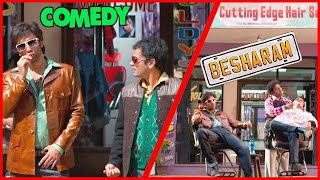 Besharam Movie Comedy Ranbir Kapoor Rishi Kapoor Javed Jaffery Shine  Abhinav Kashyap [upl. by Gimble]